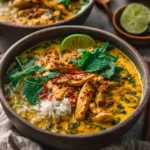 Lemongrass Broth Bowls with Yellow Curry Chicken