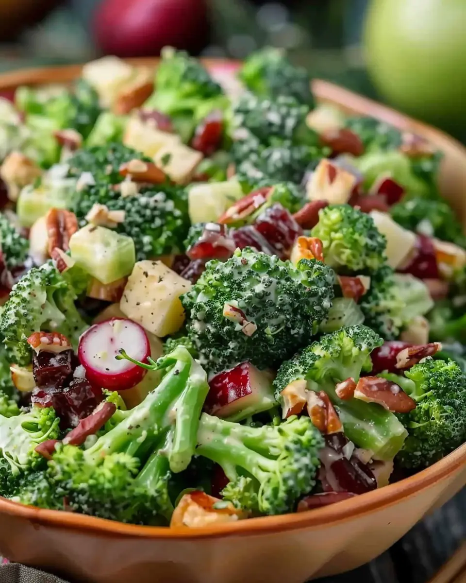 Honeycrisp Broccoli Salad Recipe: Easy and Delicious with Turkey Bacon