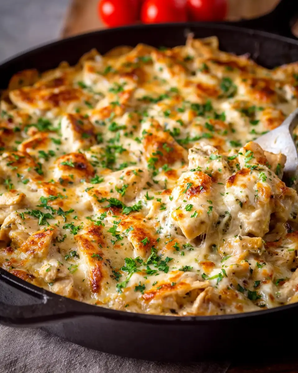 Creamy Chicken Tortilla Skillet Bake: An Easy Comfort Meal