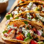 Grilled Mediterranean Chicken Tacos