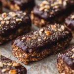 Chocolate Peanut Date Bars