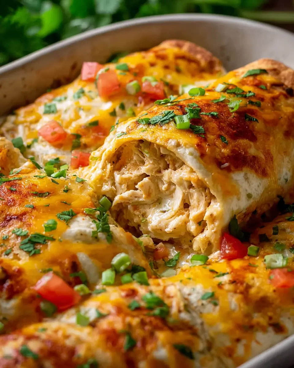 Chicken Cream Cheese Baked Burritos: Easy and Indulgent Comfort Food