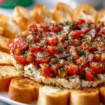 Easy Boursin Bruschetta Dip
