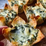 Spinach and Artichoke Wonton Cups