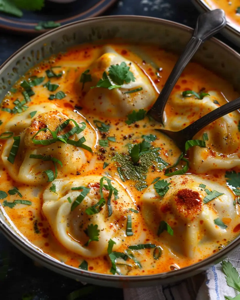 Quick Coconut Curry Soup with Dumplings: The Best Comfort Food