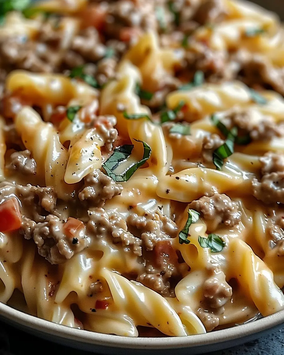 Creamy Rotel Pasta with Ground Beef: Easy Comfort for Weeknight Dinners