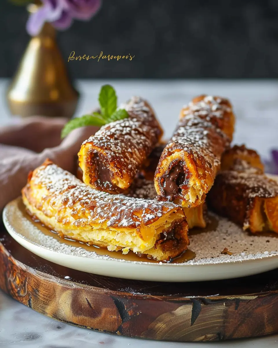 Roulés façon pain perdu: Indulgent Chicken Ham Rolls to Savor