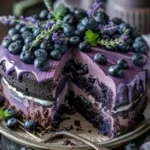 Blueberry Chocolate Lavender Dream Cake