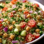 Quinoa Chickpea Salad