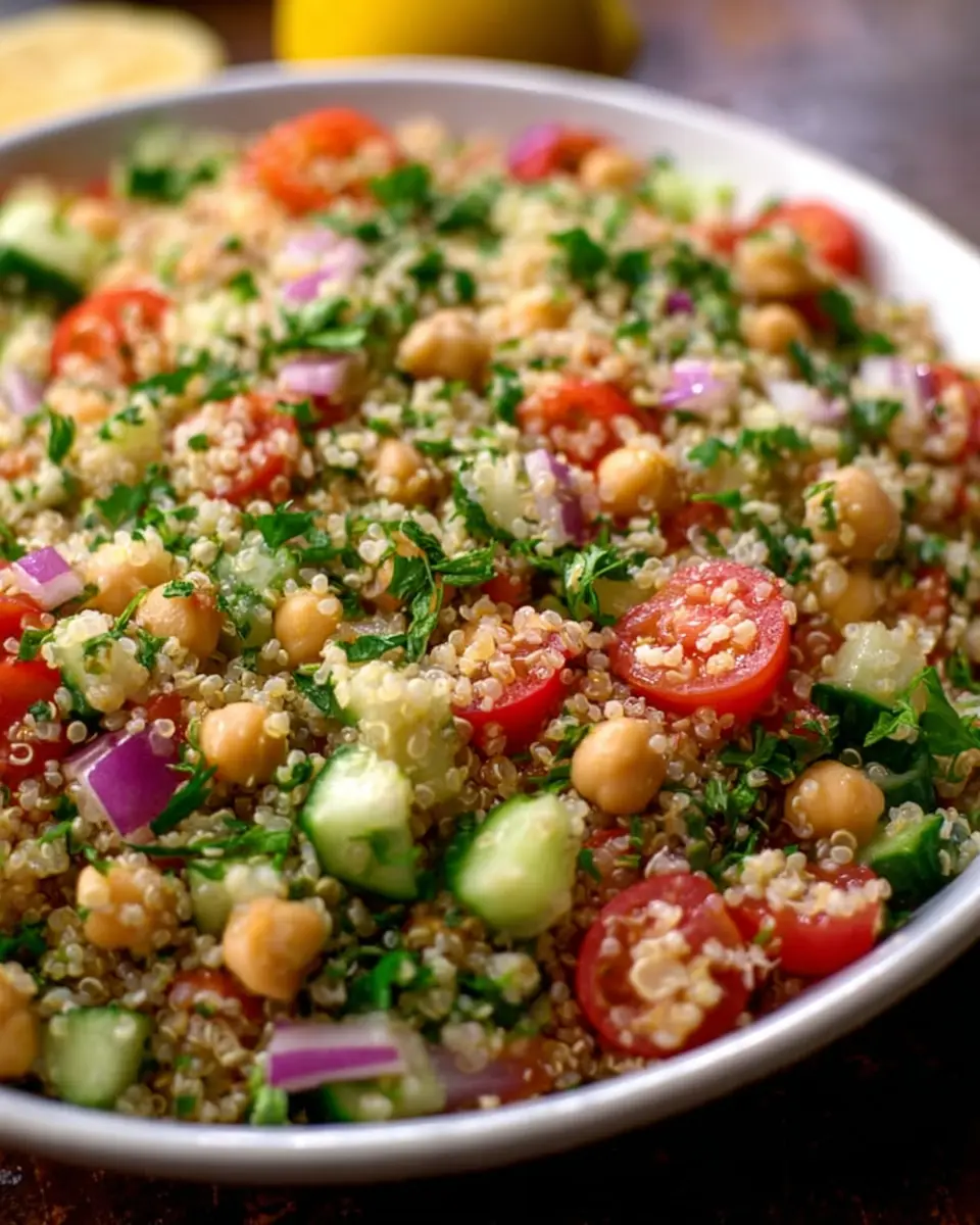 Quinoa Chickpea Salad: The Best Easy Recipe for Healthy Eating