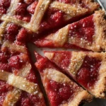 Raspberry Rhubarb Crostata