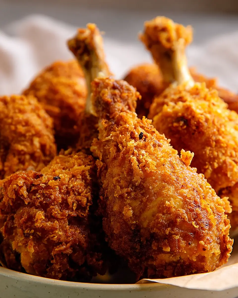 Crispy Cheesy Fried Chicken Drumsticks for the Ultimate Indulgence