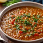 Lentil Soup Moroccan style