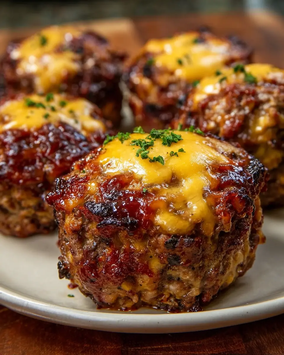 Cheddar Stuffed Meatloaf Muffins: Easy Turkey Bacon Delight