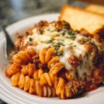 Slow Cooker Cheesy Beef Pasta Bake