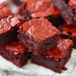Best Homemade Red Velvet Brownies