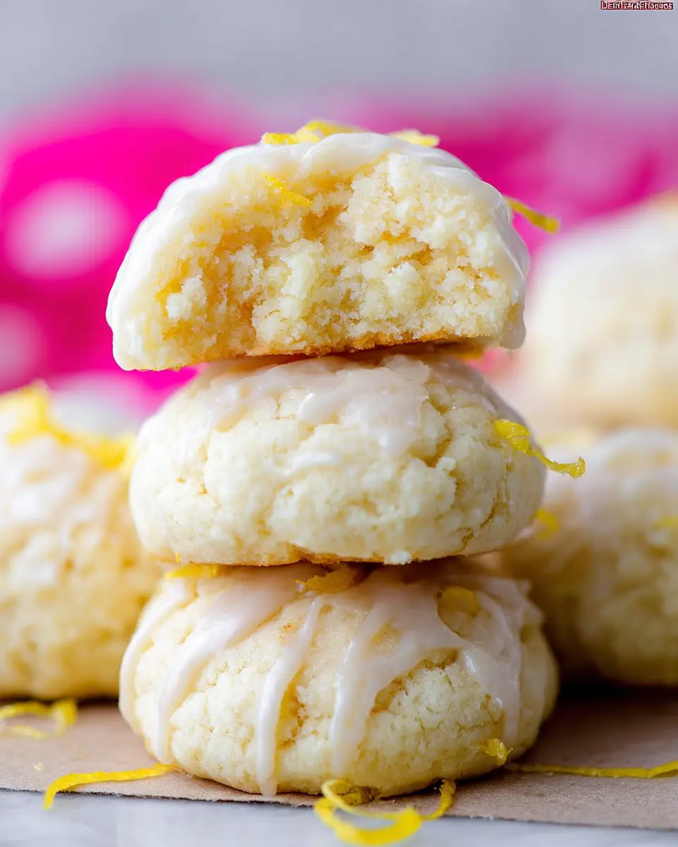Soft Cream Cheese Lemon Cookies: Easy and Refreshingly Zesty Treats