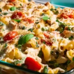 Chicken Primavera Pasta Bake