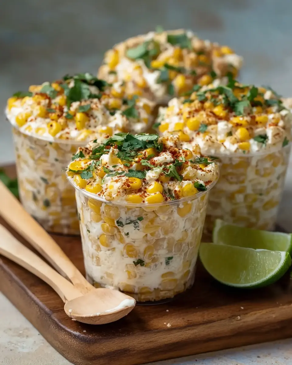 Creamy Mexican Street Corn Cups: Easy &amp; Flavorful Elote in a Cup