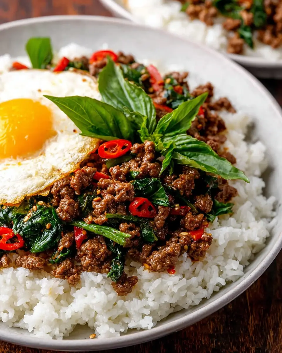 Pad Kra Pao Thai Basil Beef: Easy Recipe for Flavorful Nights