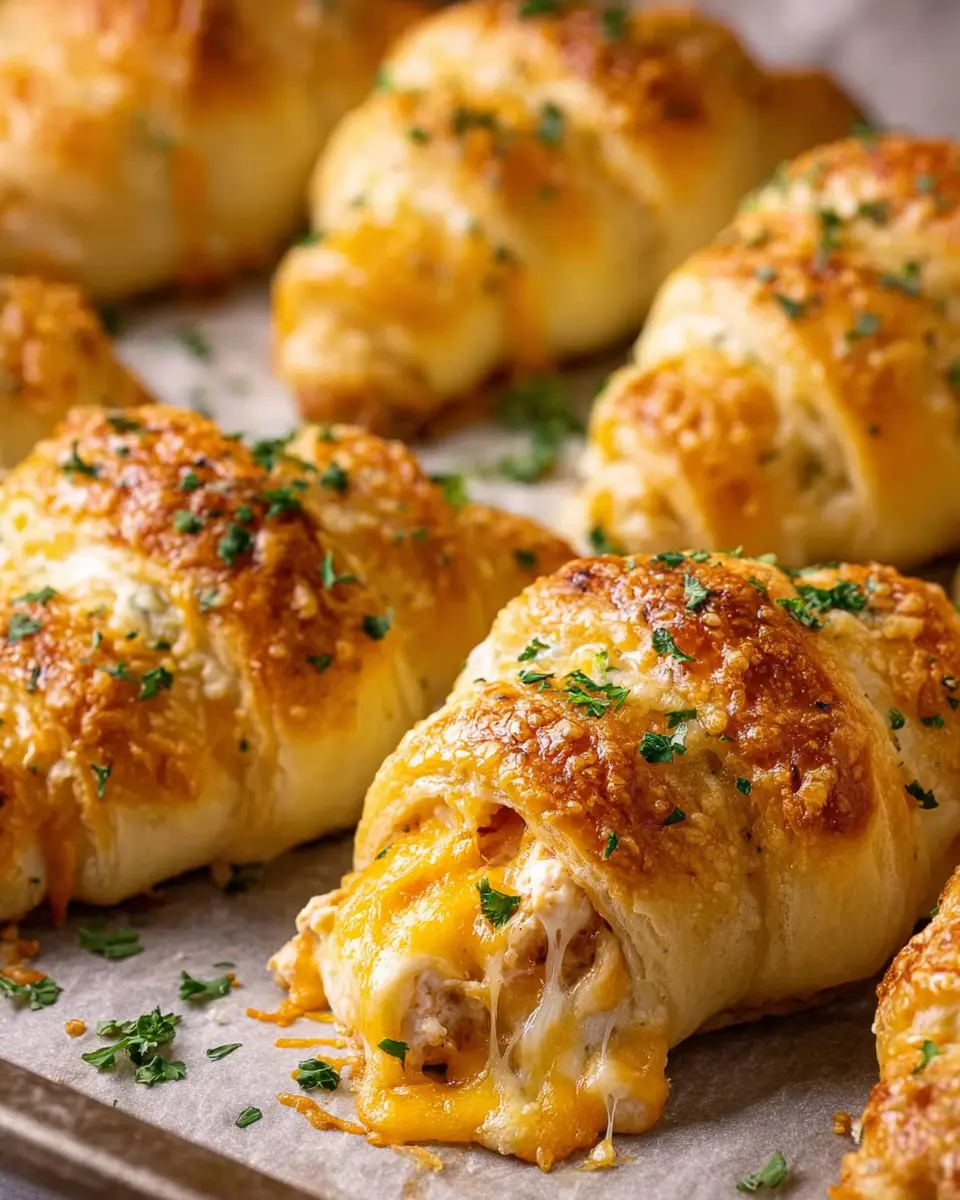 Cheesy Chicken Stuffed Crescent Rolls: Easy Family-Friendly Delight
