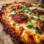 Crispy 2 Ingredient Cottage Cheese Pizza Crust