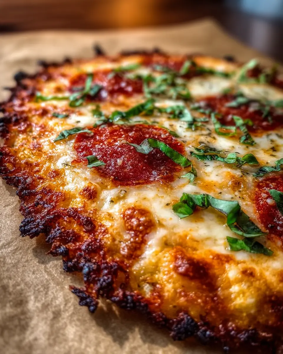 Crispy 2 Ingredient Cottage Cheese Pizza Crust: Easy & Delicious