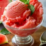 Easy Watermelon Sorbet