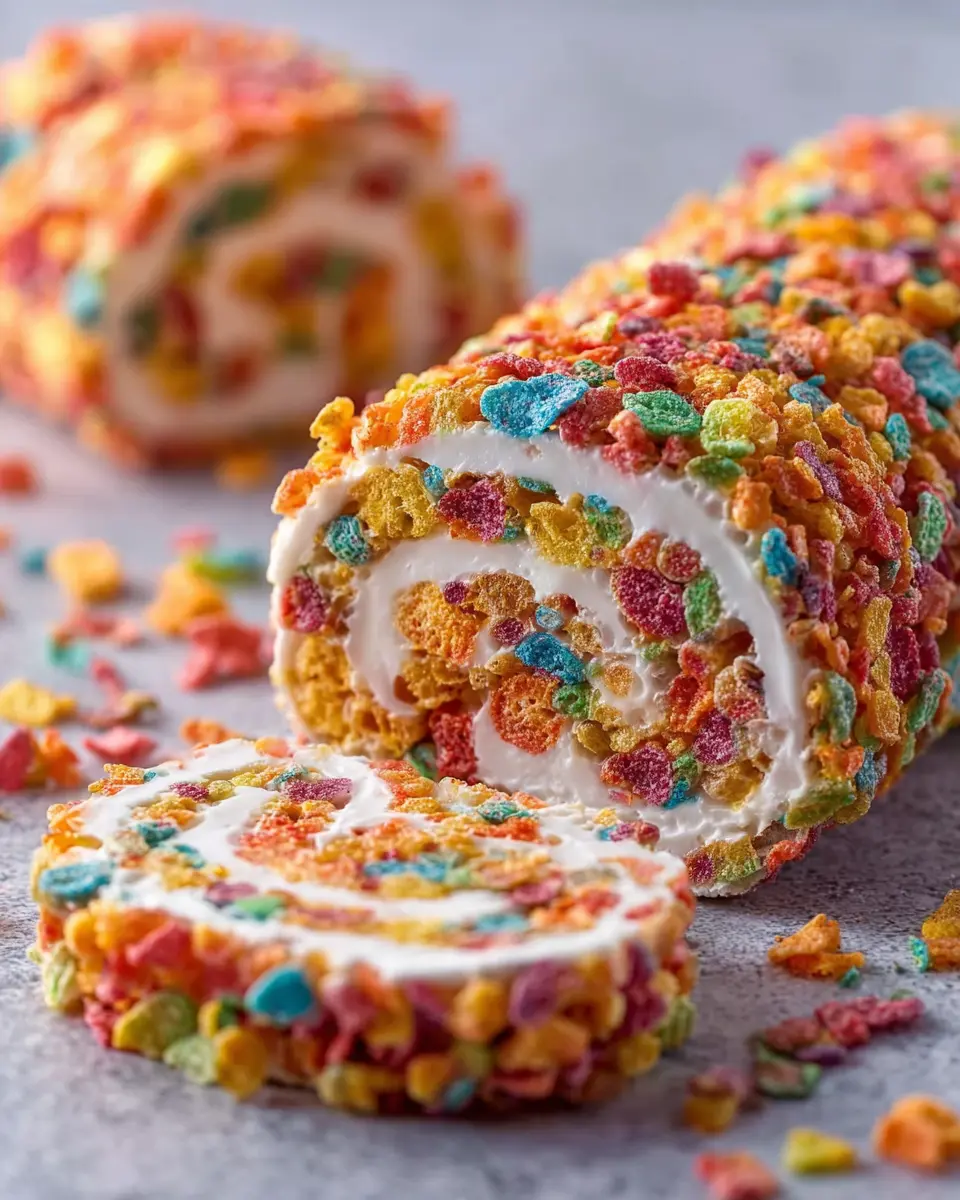 Fruity Pebbles Marshmallow Treat Roll: An Easy, Fun Dessert Idea