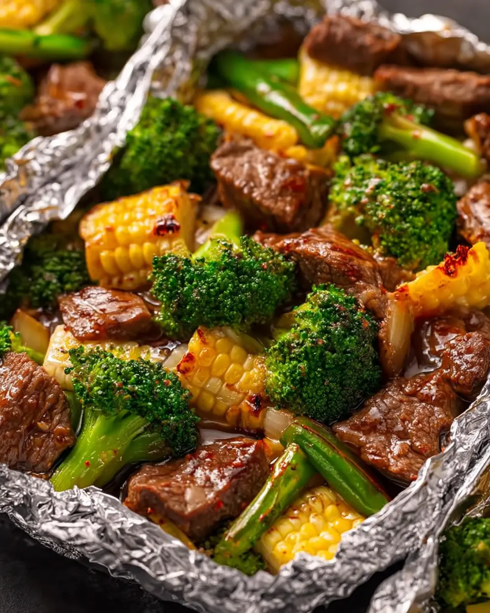 Beef and Broccoli Foil Pack: Easy Weeknight Meal Delight