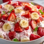 Strawberry Banana Cheesecake Salad
