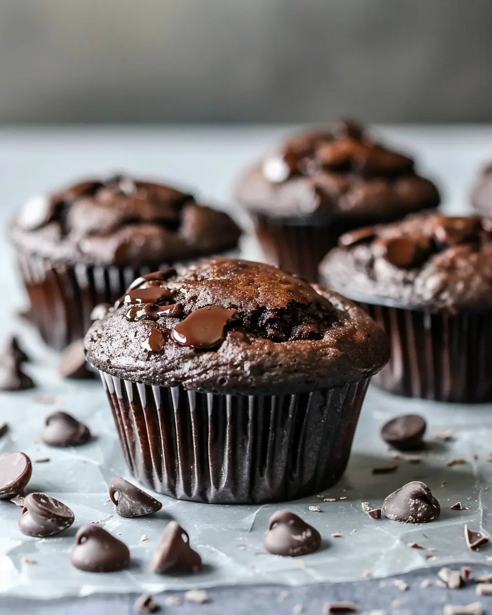 Double Chocolate Chip Muffins: Indulgent Homemade Bliss