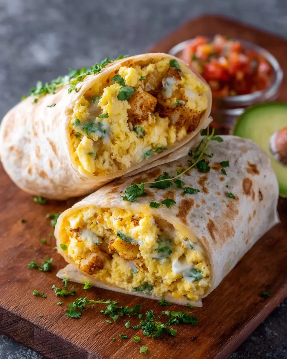 Breakfast Burrito Bliss: Easy Turkey Bacon &amp; Chicken Ham Recipe