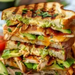 Chicken Avocado Melt Sandwich