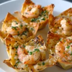 Buttery Garlic Shrimp Wonton Melts