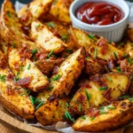 Loaded Air Fryer Potato Wedges