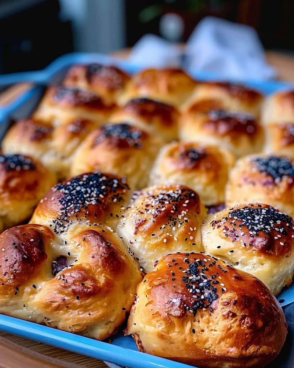 Soft Fried Buns with Turkey Bacon and Chicken Ham Delight