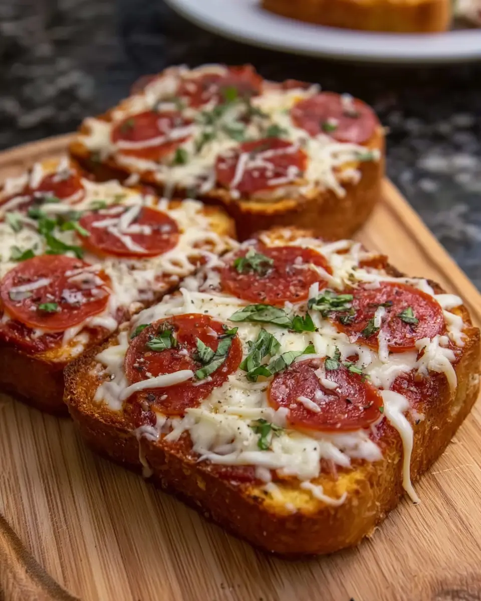 Texas Toast Turkey Pepperoni Pizzas: Easy Comfort Food Delight