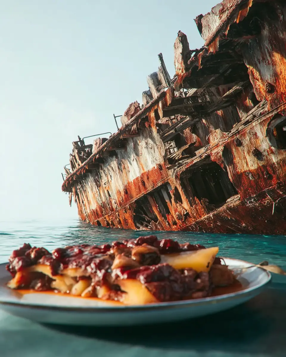 Grandmas Shipwreck: Easy Comfort Food with Turkey Bacon and Chicken Ham