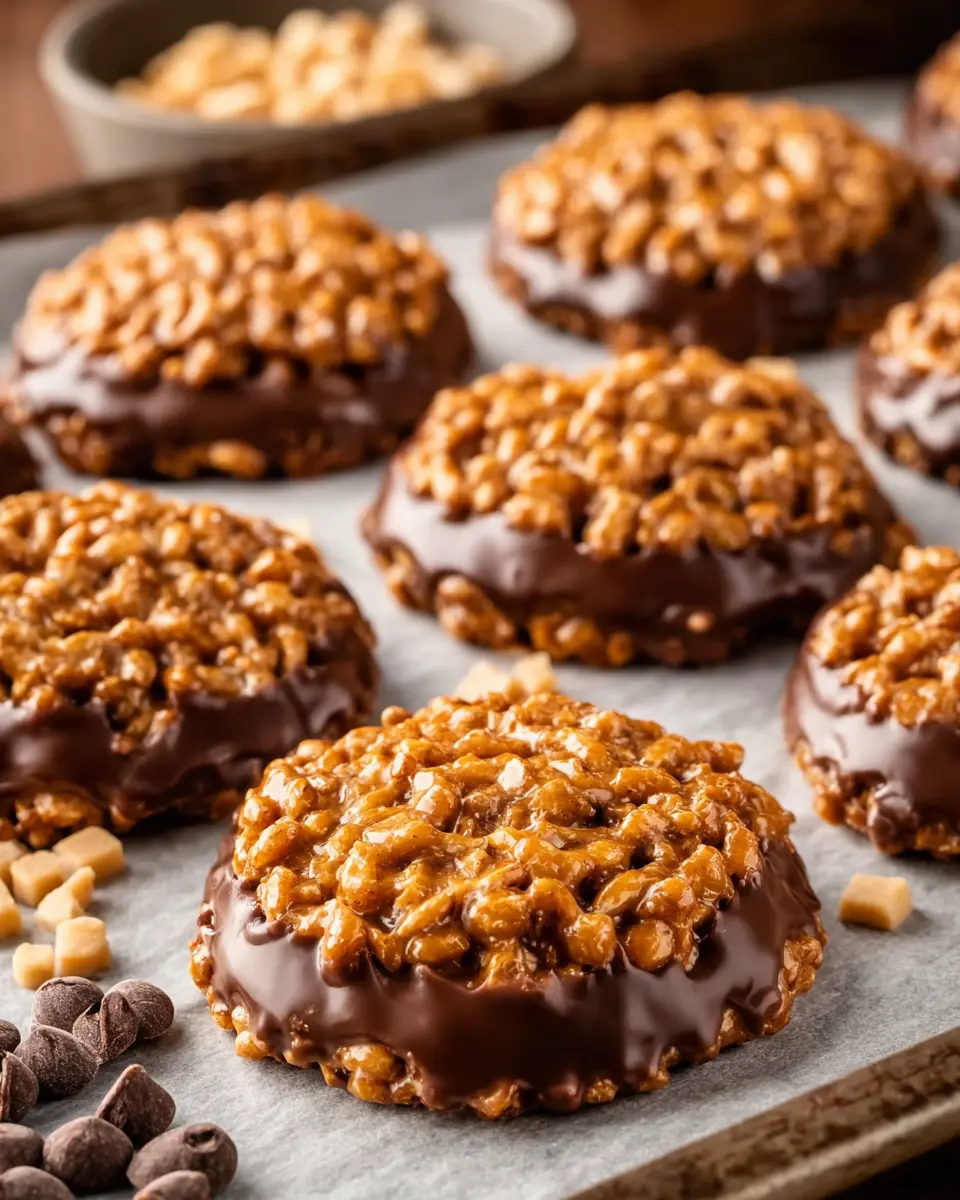 No Bake Star Crunch Cookies: Easy Treat for Chocolate Lovers