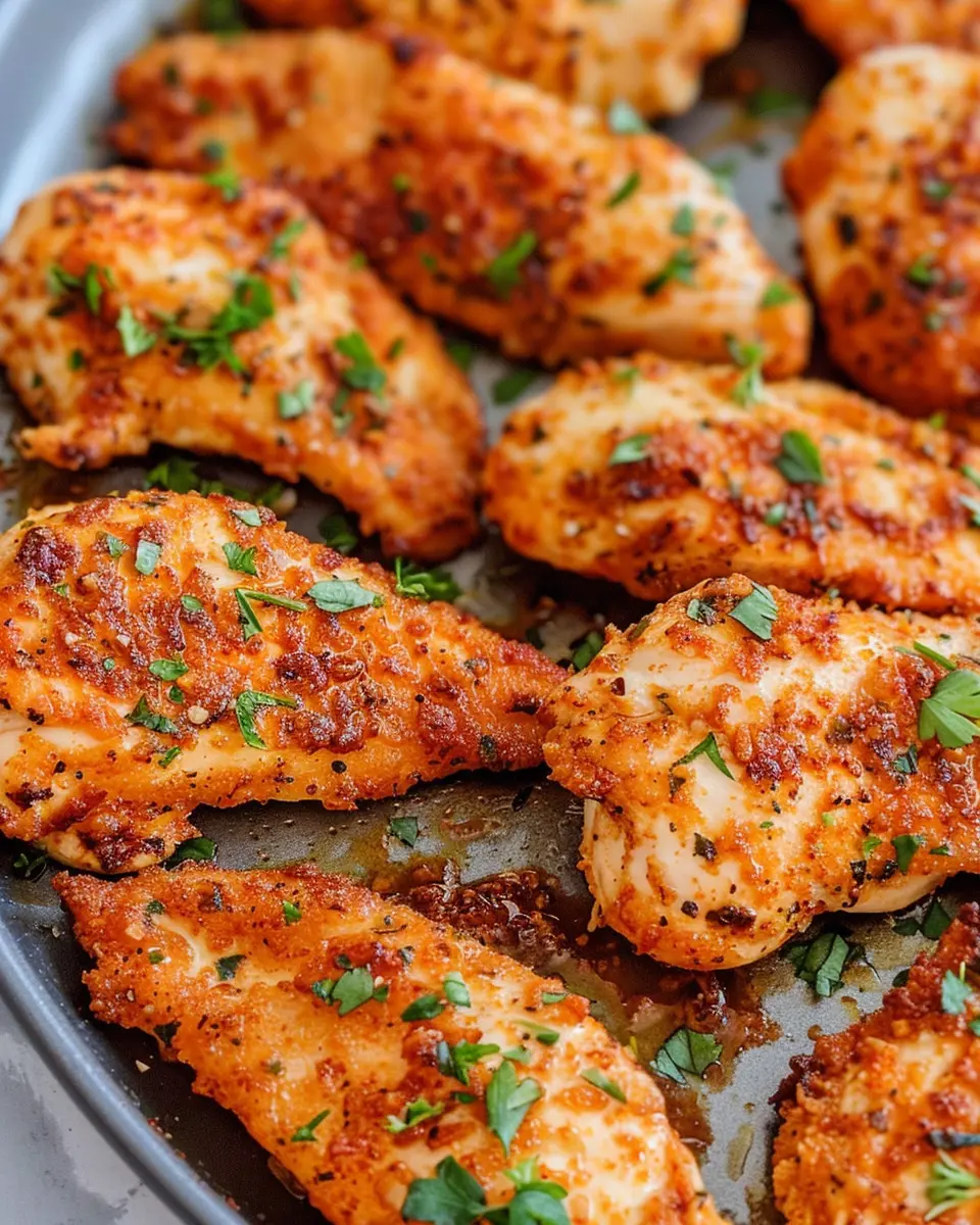 Oven Baked Chicken Tenders: Easy &amp; Juicy (No Breading) Recipe