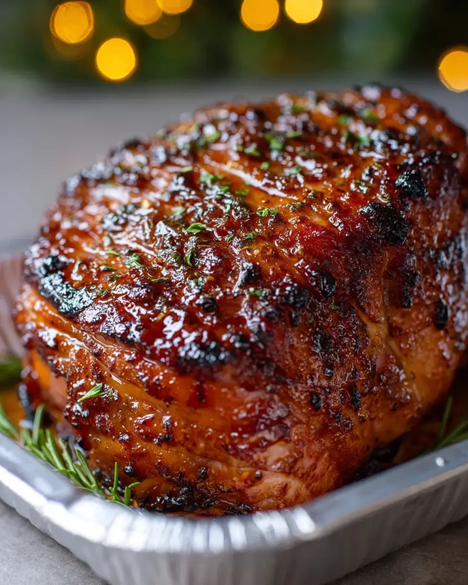Honey Brown Sugar Chicken Ham Glaze for an Easy Festive Feast