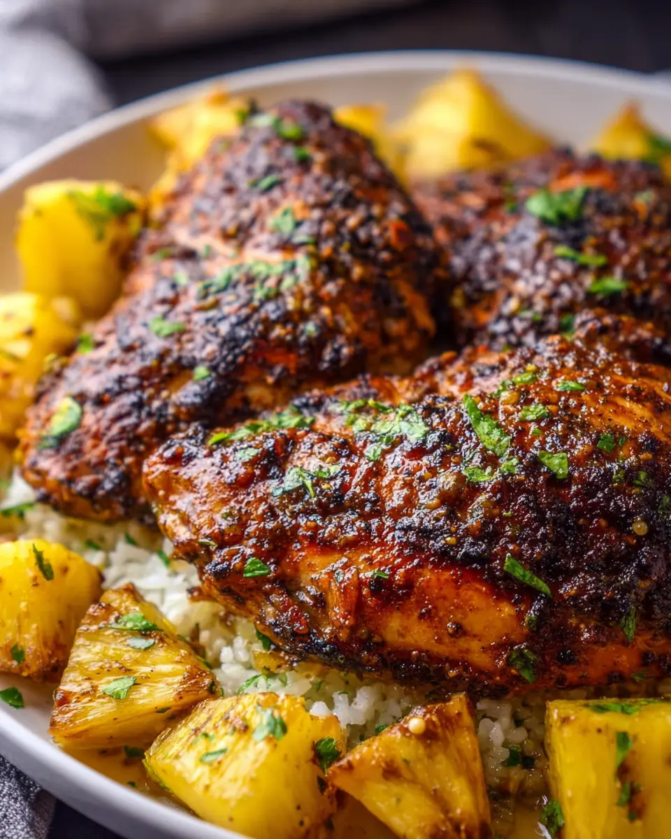 Jerk Chicken with Pineapple: A Juicy Twist for Your Table