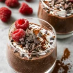 High Protein Chocolate Chia Pudding