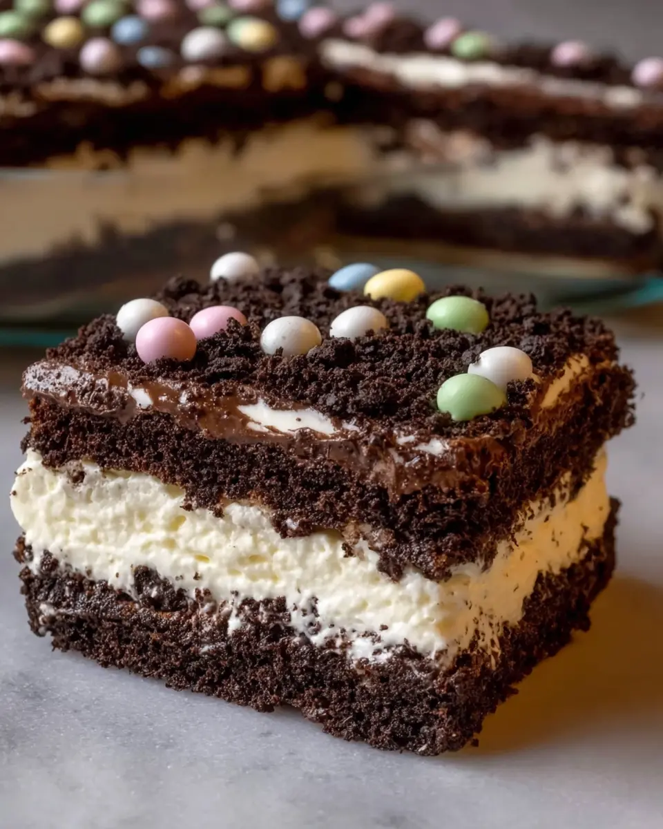 Layered Chocolate Cookie Vanilla Cream Dessert: Easy Indulgence at Home