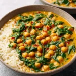 Chickpea Spinach Coconut Curry