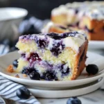 Soft and Moist Lemon Blueberry Yogurt Cake