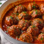 Beef Meatballs in Tomato Sauce