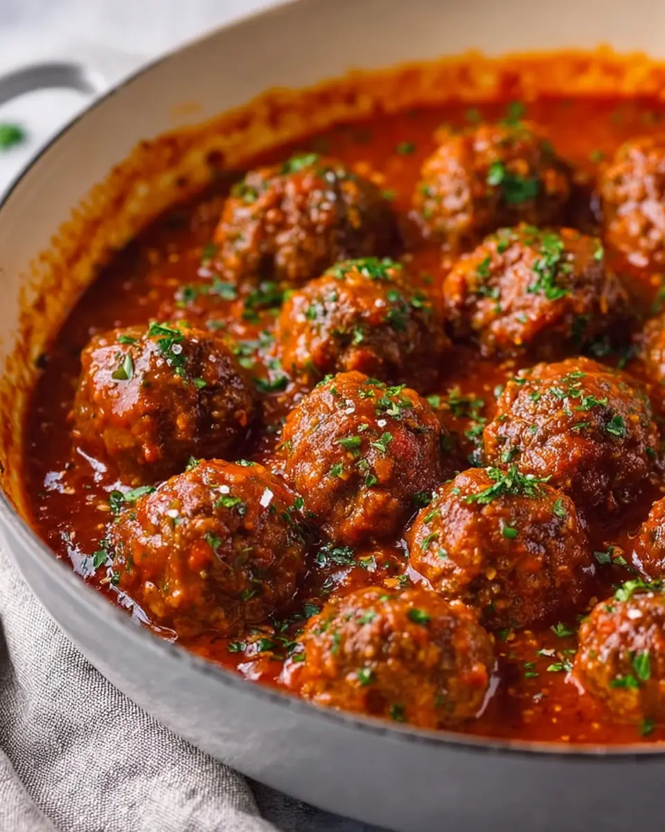 Beef Meatballs in Tomato Sauce: Juicy Comfort Food Made Easy