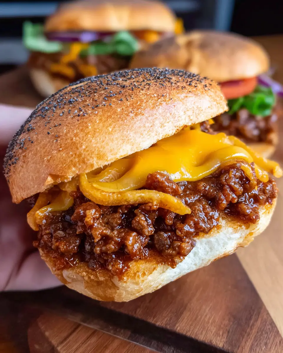 Beef and Cheddar Sloppy Joes: A Juicy Twist on a Classic Favorite